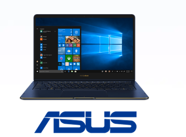 Notebook ASUS em vista frontal, imagem ilustrativa