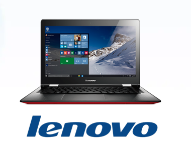 Notebook Lenovo em vista frontal, imagem ilustrativa